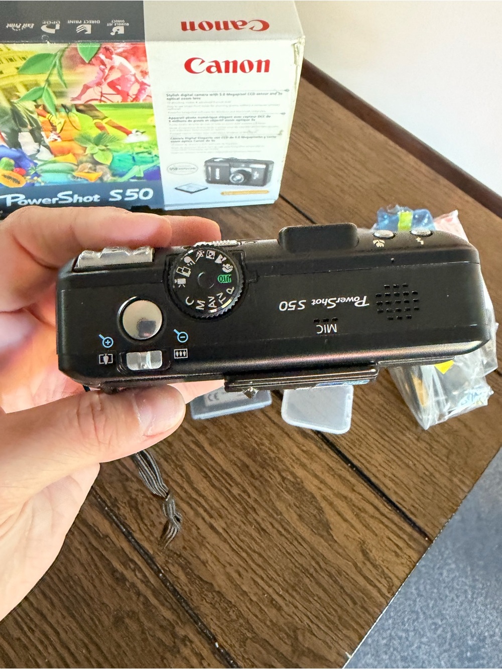Canon Powershot S50 Digital Camera In Box With Charger Manual Battery - Picture 8 of 14